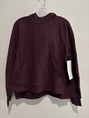 Lululemon Scuba Oversized Side-Slit Hoodie Goodnight Plum SZ XS/S